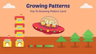 Math Story : Growing Patterns | Trip To Growing Pattern Land | Bed Time Story | Maths | Math Lessons