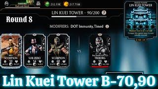 Lin Kuei Tower Boss Battle 90 & 70 Fight + Reward MK Mobile 2024