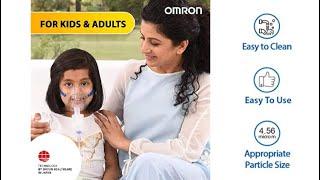 Omron Ultra Compact & Low Noise Compressor Nebulizer, Useful for Child & Adult