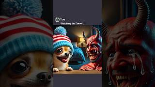 chihuahua vs demon #ai #aiart #chatgpt #shorts