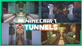 5 Minecraft Tunnel/Hallway Designs