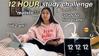 12 HOUR STUDY CHALLENGE  *realistic*