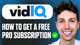 How to Get a Free VidiQ Pro Subscription - Beginner Tutorial