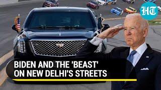 Biden's 'Beast' Scans Delhi's Streets | Watch What Makes This Car U.S. President's 'Forever Partner'