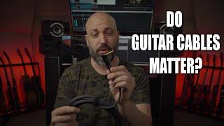 Do Guitar Cables Matter? Cable Comparison