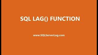 SQL LAG() Function