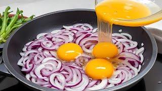 The Most Delicious Recipe Made With Eggs And Onions  You Will Love It!