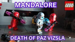 STAR WARS LEGO - The Death of Paz Vizsla - BUILDING A MASSIVE MANDALORE IN LEGO MOC - EPISODE 39