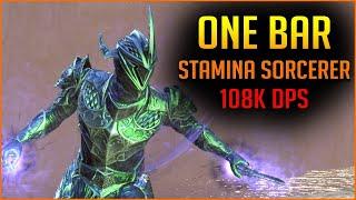One Bar Stamina Sorcerer Build - Oakensoul Ring 108k DPS - ESO (Elder Scrolls Online) High Isle 2022