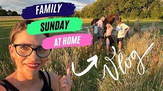 FAMILY SUNDAY AT HOME WITH US-Garden, Cooking and Our Favourite Walk