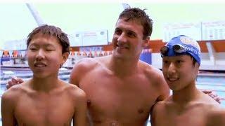 Ryan Lochte Surprises Swim Team with SwimOutlet.com Delivery!