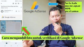 cara ambil foto untuk verifikasi di Google Adsense pada kamera HP