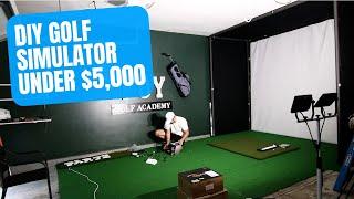 Building a Golf Simulator Room Step by Step - Nick Foy Golf