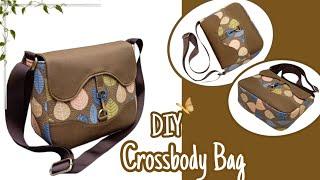 DIY Cara Membuat Tas/Crossbody Bag Tutorial & Pattern