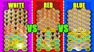 What Hive Color is the Best [Red VS Blue VS White].. | Bee Swarm Simulator Roblox