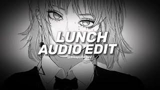 lunch - billie eilish [edit audio]