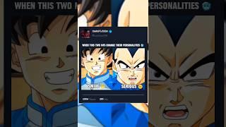 When this two MFs change their personalities | #goku #vegeta #gokuedit #vegetaedit #anime #short