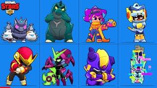 Brawl Stars : New April 2024 Update - All Skins Winning and Losing Animations