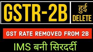 GSTR-3B Return File करने के बाद GSTR- 2B हुई Portal से DeletelGSTR-3B फाइल करने से पहले  वीडीयो देखे