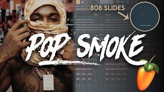 Pop Smoke Type Beat Tutorial - How To Make NY / UK Drill Like Chris Rich - FL Studio