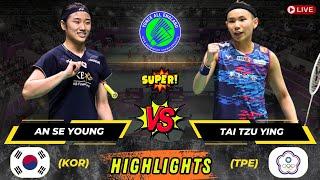 Wow‼️Equally strong  An Se Young (KOR) vs Tai Tzu Ying (TPE) All England Open Badminton