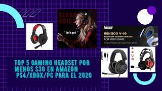 Top 5 mejores auriculares gaming calidad precio 2020  