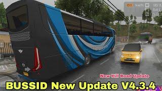 Bus Simulator Indonesia New Update Gameplay 2025 | BUSSID New Update V.4.3.4 Hill Route Map Update