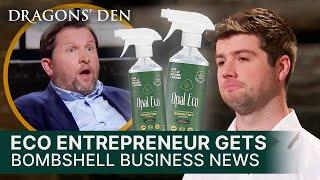 Eco Entrepreneur Receives Sudden Business Altering News | SEASON 19 | Dragons' Den