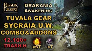 BDO | Season - Sycraia Underwater | Drakania Awakening 12.100+  Trash/H Lv.2 | Combo&Addons |