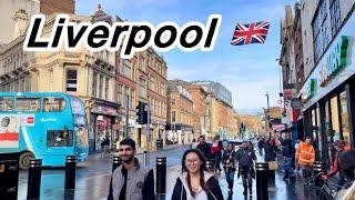 Liverpool, UK  | Walking Tour | 4K HD |November 30, 2024 | City Walk | England 󠁧󠁢󠁥󠁮󠁧󠁿