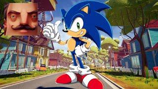 Hello Neighbor - My New Neighbor Sonic The Hedgehog Final History Gameplay Walkthrough