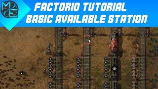 Factorio - Basic Train Station Availability Tutorial