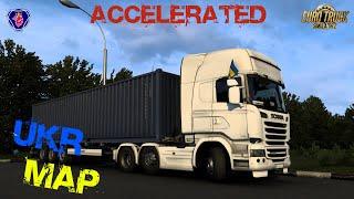 ETS 2 | Scania Streamline Topline 730HP | UkrMap | Львів - Київ (accelerated)