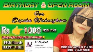 14th March Special birthday Open Room FOR AJ GAMING  #bgmi #mobilegame #live #livestream