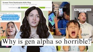 Milllenials are failing at raising gen alpha || Motherhood In Progress