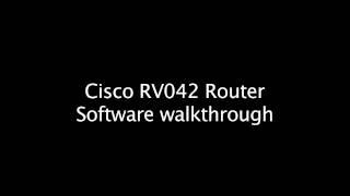 How to build your own cloud (part 4/2) - Cisco RV042 Dual WAN VPN Router walkthrough