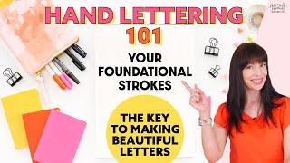 Hand Lettering Basics for Beginners - Your FUNdamental Basic Strokes (Basic Strokes Part 1)