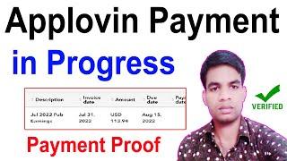 Applovin Payment Proof | Payment in Progress | Per Month 300$ Income 2022