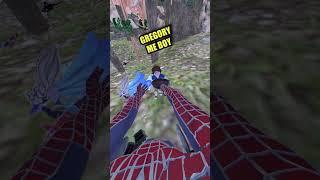 Spider-Man VR PLAYS GORILLA TAG WITH GREGORY #vr #virtualreality #spiderman #gaming