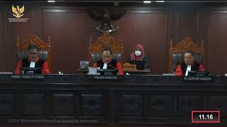 Sidang Perkara Nomor Nomor 143/PUU-XXII/2024. Senin, 28 Oktober 2024.