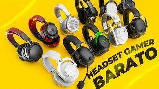 TOP 10 MELHORES Headset Gamer BOM e BARATO Custo Beneficio 2024 (Áudio e Microfone INCRIVEL)