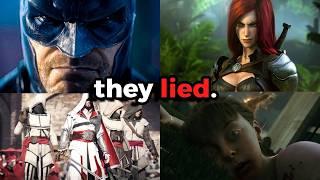 Games that lie to your face (through cinematic trailers)