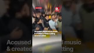 Lucknow Intersection Blocked For Midnight Birthday Celebration, Police On Lookout For Accused| Watch