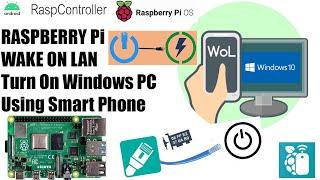 Raspberry Pi 4: Wake On LAN Server (Turn On Windows PC Using Smart Phone)