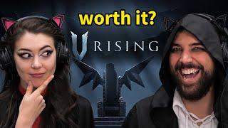 Husband & wife try open-world vampire survival game (V Rising)