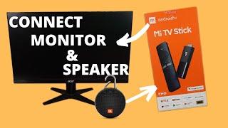 How to Connect Xiaomi Mi TV Stick to Monitor with Sound