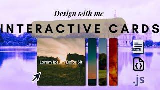 Flexbox Cards using JavaScript & CSS | Cool Hover Effects | Tutorial | #hovereffect