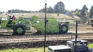 Detroit Powered Terex TS14 Motor Scraper Working at Wheels at Wanaka 2023