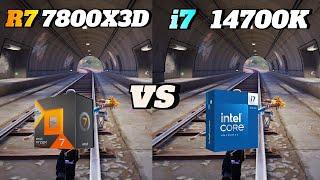 Ryzen 7 7800X3D vs Intel Core i7-14700K: Fortnite  4K, 1440p, 1080p