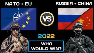 Nato and EU vs Russia and China military power comparison 2022 | nato vs russia and china | ukraine